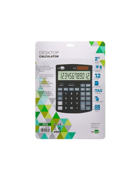 Calculadora liderpapel sobremesa xf30 12...