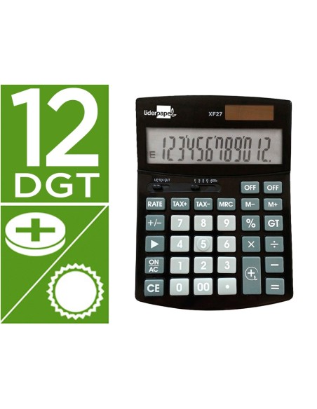 Calculadora liderpapel sobremesa xf27 12...