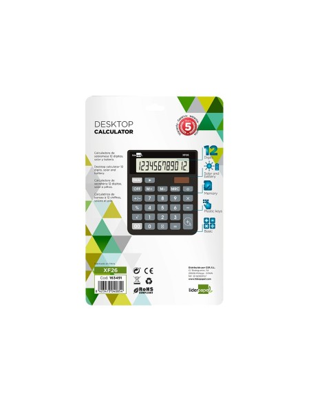 Calculadora liderpapel sobremesa xf26 12...