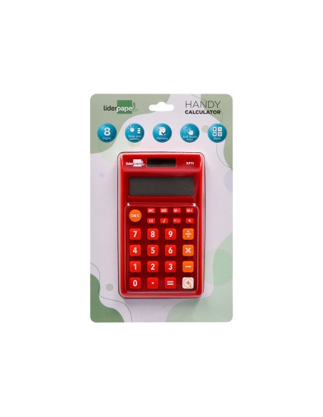 Calculadora liderpapel bolsillo xf11 8 digitos...