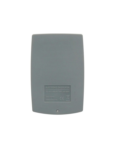 Calculadora liderpapel bolsillo xf03 8 digitos pilas color gris 99x64x9 mm