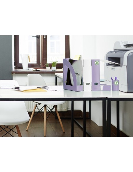 Cubilete portalapices archivo 2000 malva pastel...