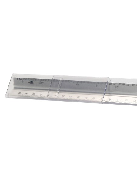 Escala liderpapel aluminio forma triangular con...