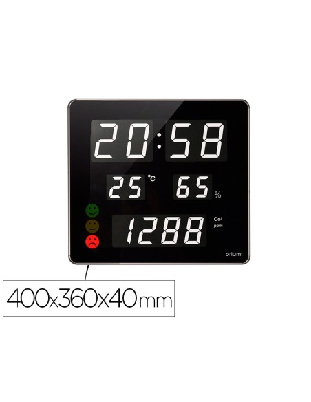 Reloj orium cep con medidor de co2 pantalla led...