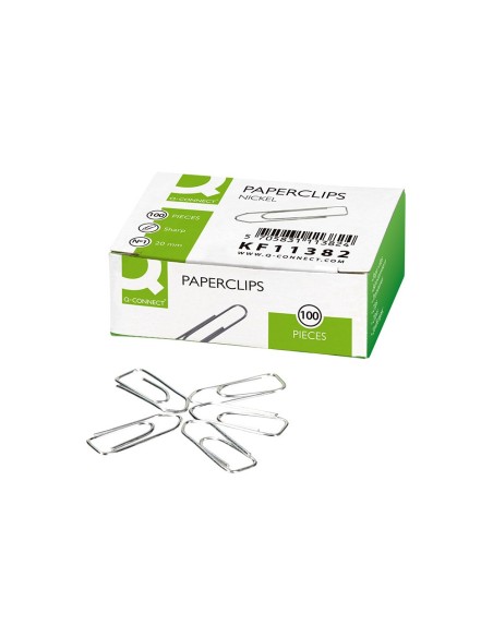 Clips niquelados q-connect n 1 picos 20 mm...