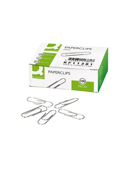 Clips zinc q-connect n 4 labiados 50 mm caja de...