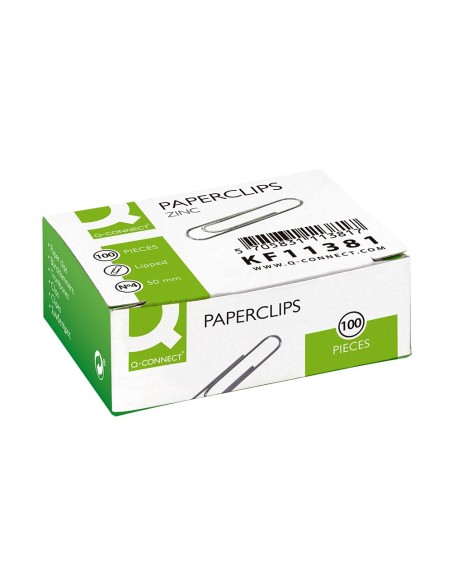 Clips zinc q-connect n 4 labiados 50 mm caja de...