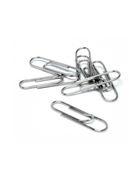 Clips niquelados q-connect n 4 planos 50 mm caja de 100 unidades