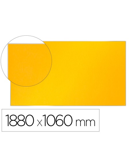 Tablero de anuncios nobo impression pro fieltro amarillo formato panoramico 85\" 1880x1060 mm