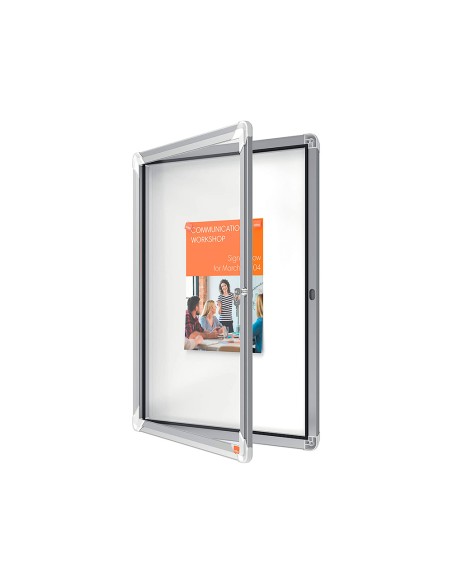 Vitrina de anuncios nobo premium plus magnetica 4 x din a4 532x692x37 mm
