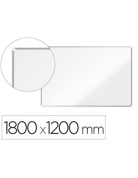 Pizarra blanca nobo premium plus acero...