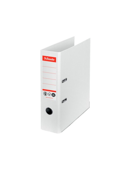 Archivador de palanca esselte n 1 co2 neutral din a4 carton forrado lomo 75 mm blanco