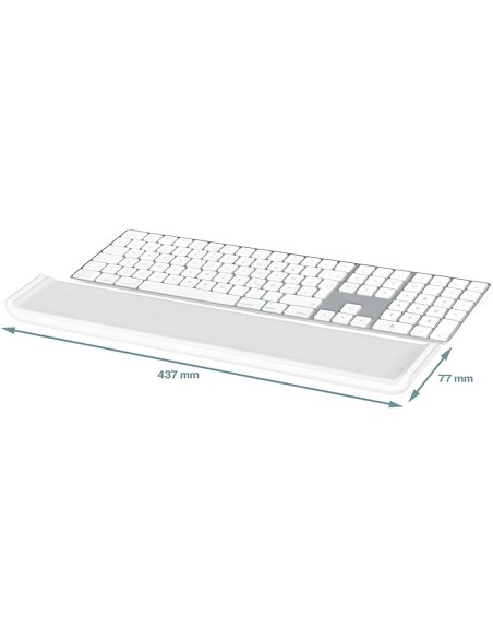 Reposamuñecas leitz ergo cosy para teclado...