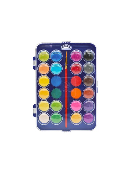 Acuarela liderpapel 24 colores con pincel...