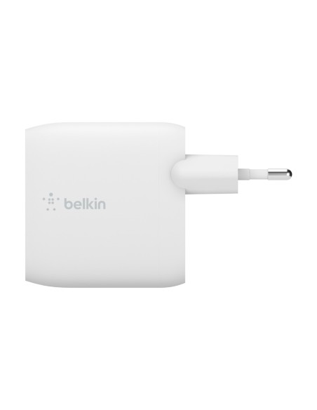 Cargador domestico belkin wcb002vfwh doble usb-a boost charge 12wx2 color blanco