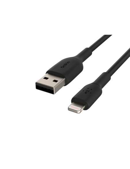 Cable lightning belkin caa001bt2mbk a usb-a boost charge longitud 2 m color negro