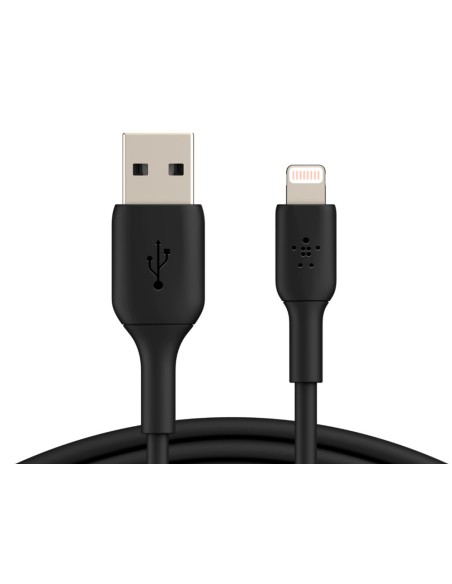 Cable lightning belkin caa001bt2mbk a usb-a boost charge longitud 2 m color negro