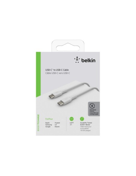 Cable belkin cab003bt2mwh cable usb-c a usb-c...