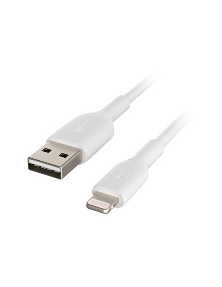Cable belkin caa001bt1mwh lightning a usb-a boost charge longitud 1 m color blanco