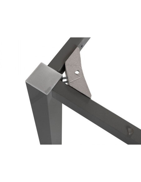 Mesa de oficina rocada executive 2000ad04 aluminio/blanco 120x60 cm