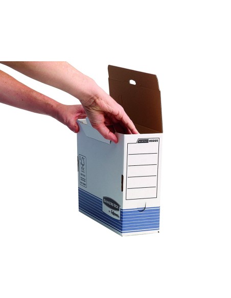 Caja archivo definitivo fellowes a4 carton...