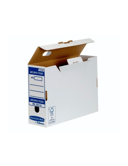 Caja archivo definitivo fellowes folio carton...