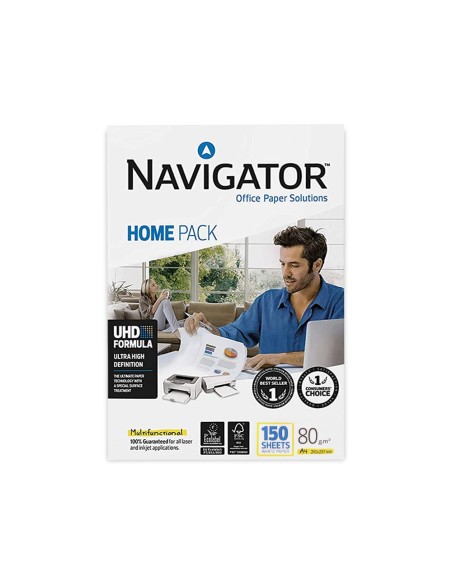 Papel fotocopiadora navigator din a4 80 gramos...
