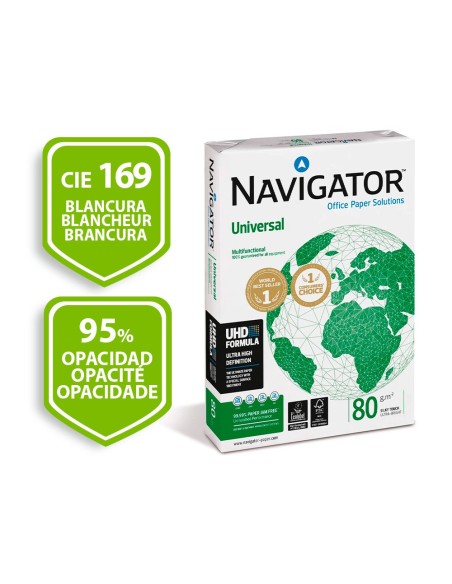 Papel fotocopiadora navigator din a4 80 gramos...