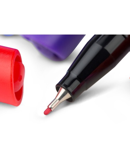 Rotulador bic intensity fine punta de fibra 0,4 mm expositor 192 unidades colores surtidos 160x130x345 mm