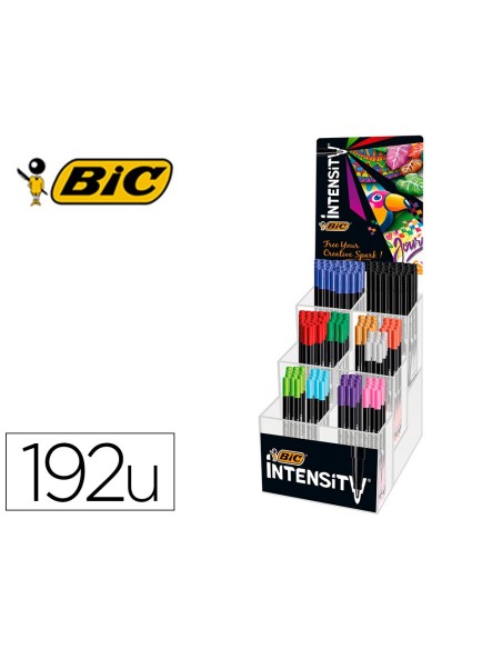 Rotulador bic intensity fine punta de fibra 0,4...