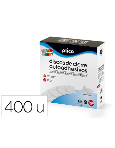 Disco de cierre plico velcro autoadhesivo 20 mm...