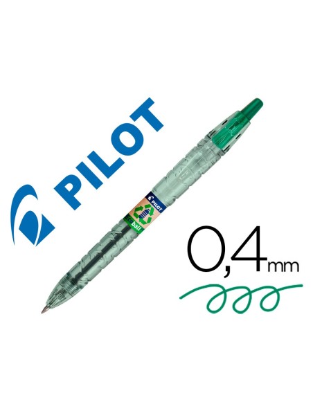 Boligrafo pilot ecoball plastico reciclado...