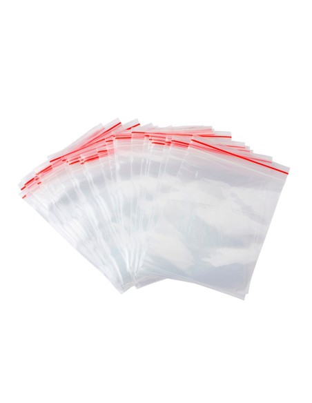 Bolsa plastico autocierre q-connect 100x150 mm...