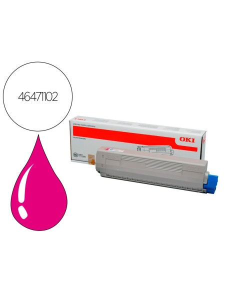 Toner oki laser 46471102 c823dn magenta 7000...