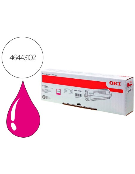 Toner oki laser 46443102 c833 / c843 magenta...