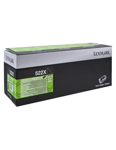 Toner lexmark laser 52d2x0e ms811 series / ms812 series negro 45000 paginas