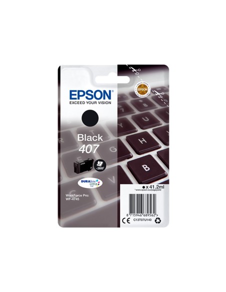 Ink-jet epson 407l clavier wf-4745 series negro...