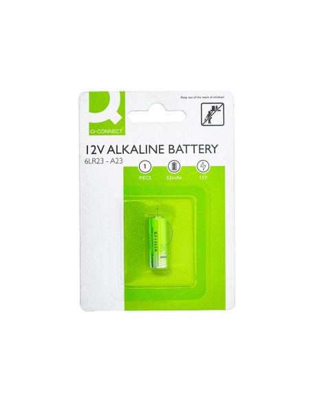 Pila q-connect alcalina ag23 6lr23 12v blister de 1 unidad