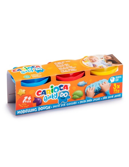 Pasta de modelar carioca baby dough bote 75 g...