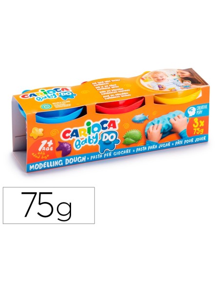 Pasta de modelar carioca baby dough bote 75 g...