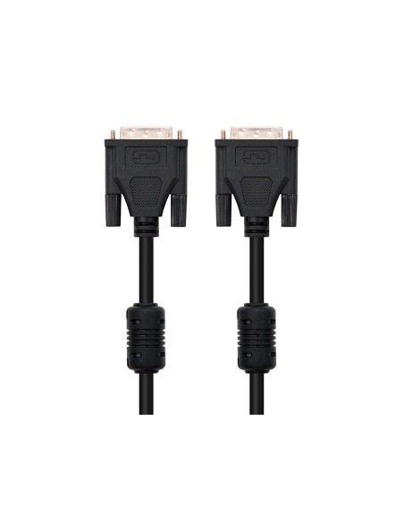 Cable dvi nanocable dual link 24+1/m-m color negro longitud 5 m