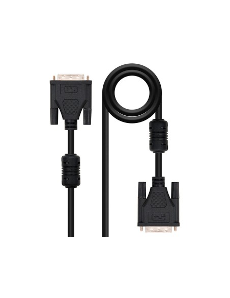 Cable dvi nanocable dual link 24+1/m-m color negro longitud 5 m