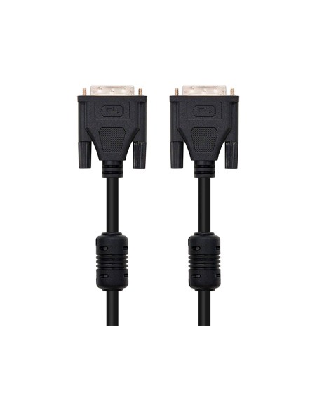 Cable dvi nanocable dual link 24+1/m-m color negro longitud 3 m