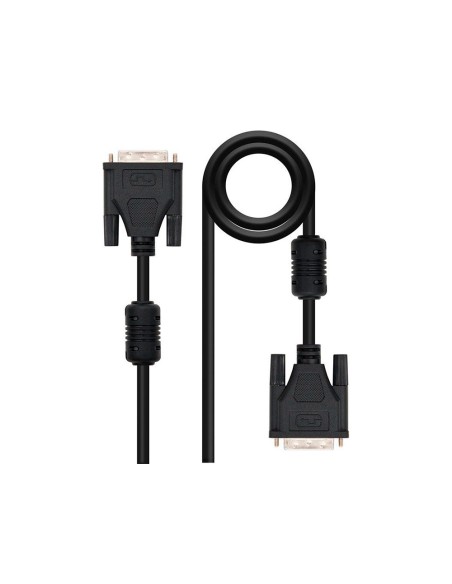 Cable dvi nanocable dual link 24+1/m-m color negro longitud 3 m