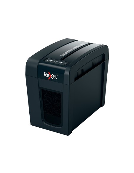 Destructora de documentos rexel secure x6-sl capacidad 6 hojas particulas destruye grapas y clips