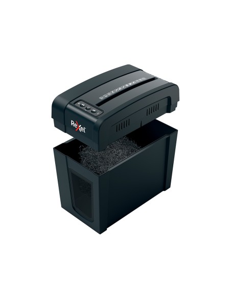 Destructora de documentos rexel secure x6-sl capacidad 6 hojas particulas destruye grapas y clips