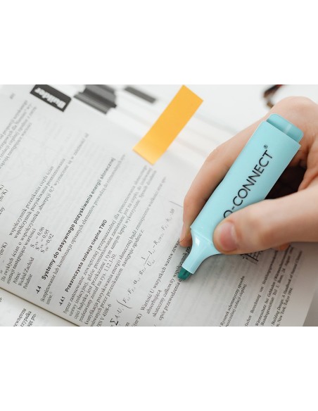 Rotulador q-connect fluorescente pastel punta...