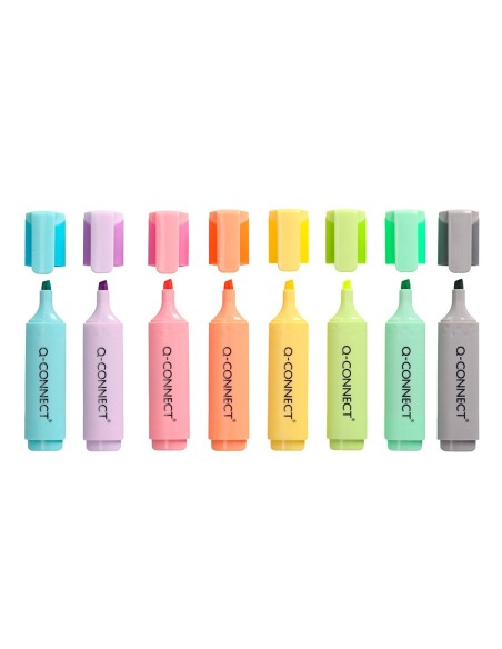 Rotulador q-connect fluorescente pastel punta...
