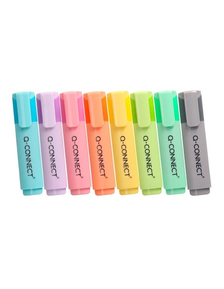Rotulador q-connect fluorescente pastel punta...