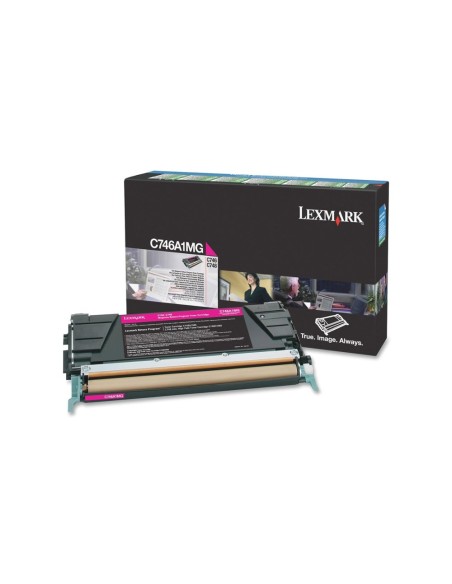 Toner lexmark laser c746a1mg c746 / c748 magenta 7000 paginas